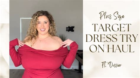 PLUS SIZE TARGET DRESS TRY ON HAUL FT. DOSSIER